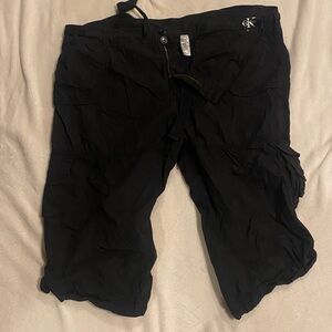 Calvin Klein Black Women's Cargo Shorts